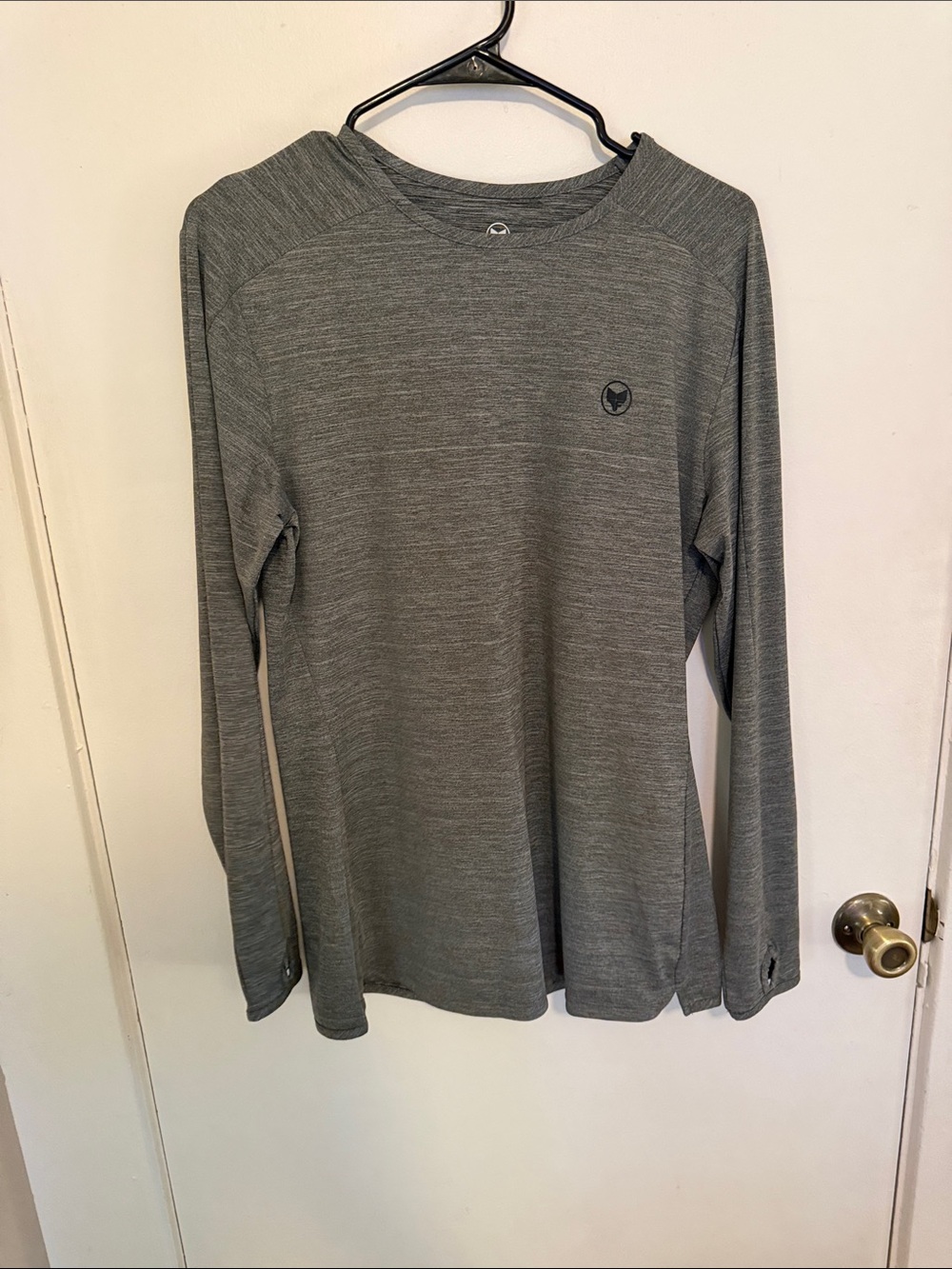 Women's Gray Long Sleeve Performance Tee